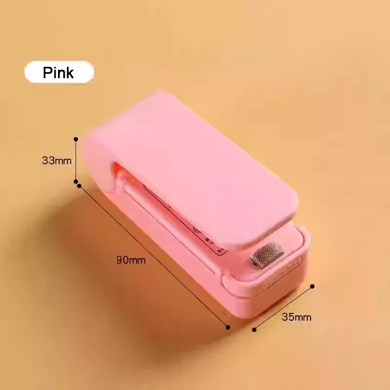 1Pc Kitchen Handheld Snack Sealer, Plastic Bag Sealer for Freshness, Easy-To-Use Kitchen Gadge,Portable Sealer Packaging