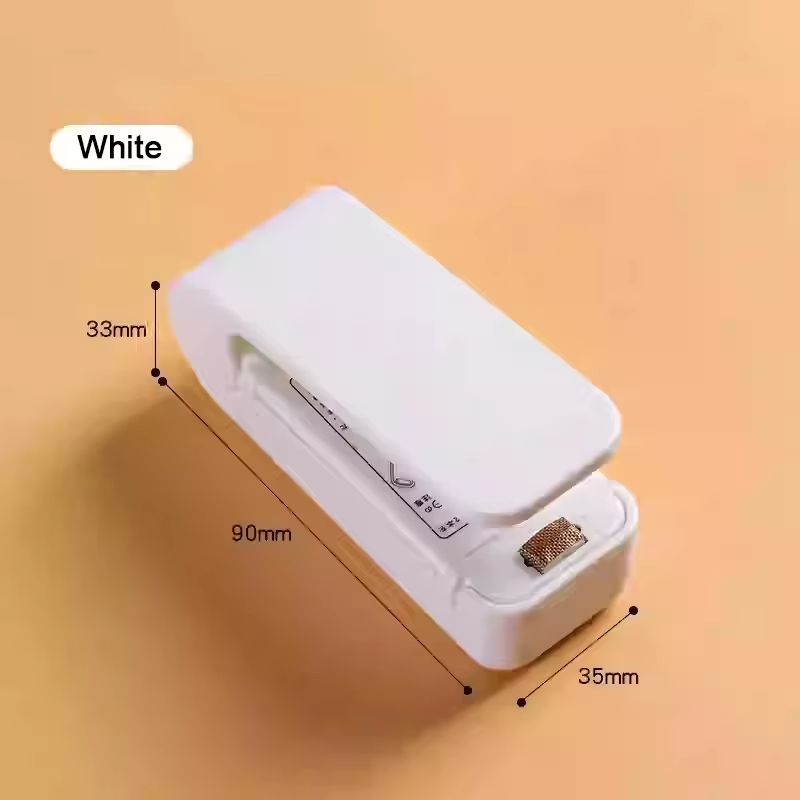 1Pc Kitchen Handheld Snack Sealer, Plastic Bag Sealer for Freshness, Easy-To-Use Kitchen Gadge,Portable Sealer Packaging